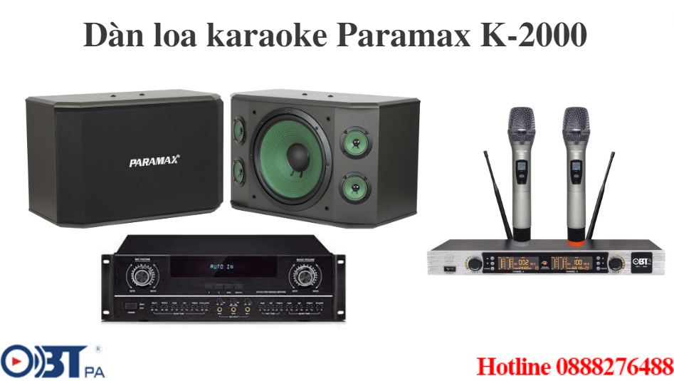 Dàn karaoke gia đình Paramax K-2000