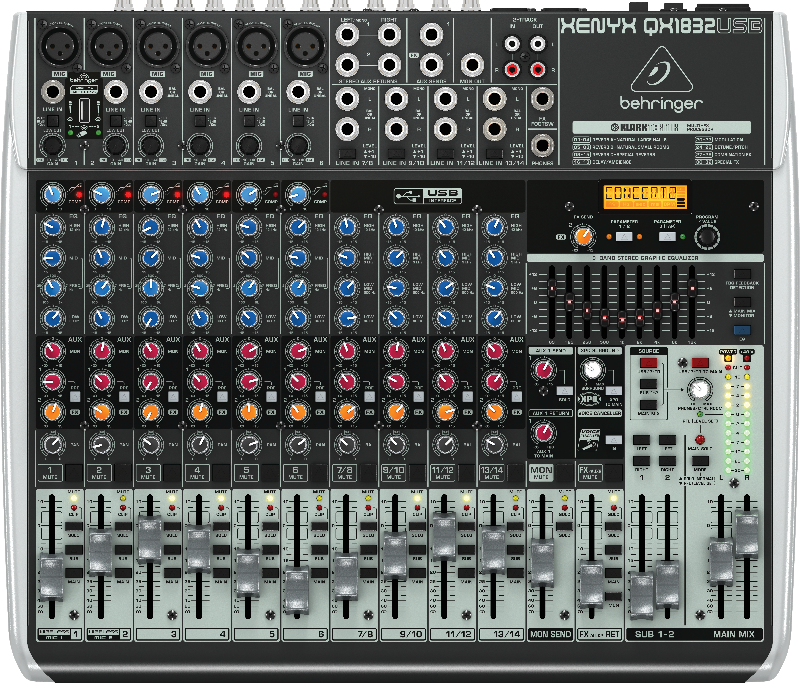 Bàn Mixer Behringer XENYX QX1832USB