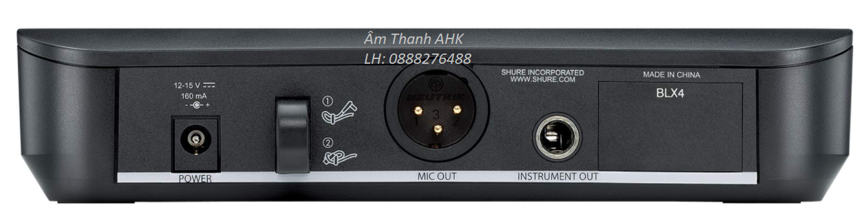 Bộ phát micro không dây cầm tay Shure BLX2/PG58