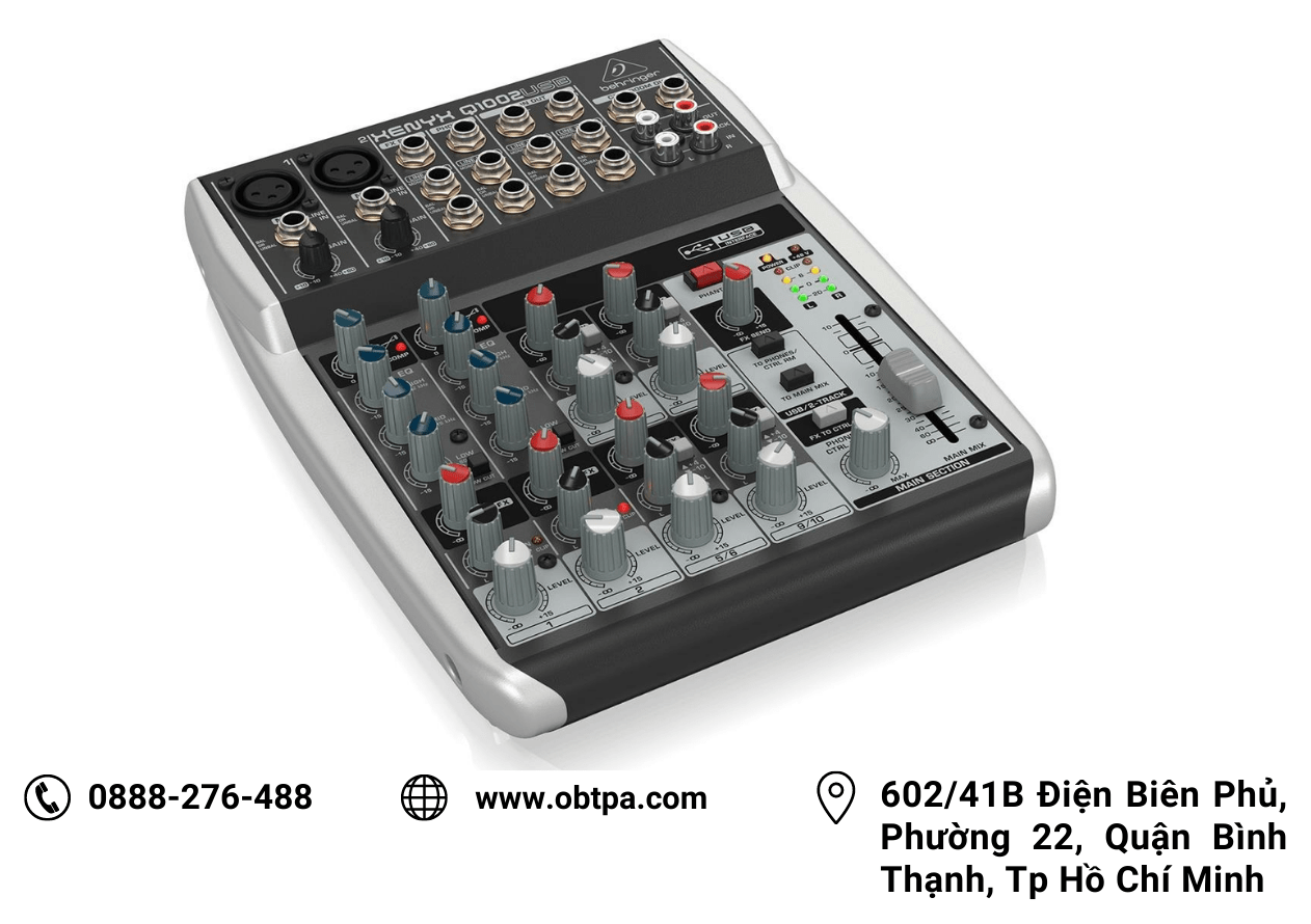 Bàn mixer Behringer Xenyx Q1002USB