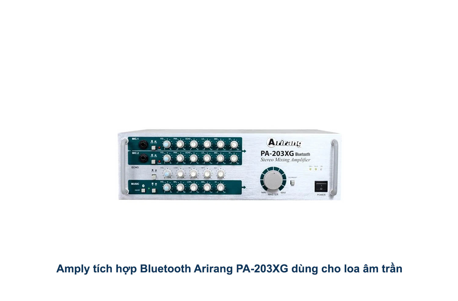 Amply tích hợp Bluetooth Arirang PA-203XG dùng cho loa âm trần