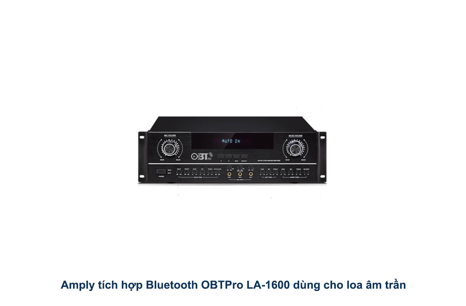 Amply tích hợp Bluetooth OBTPro LA-1600 dùng cho loa âm trần