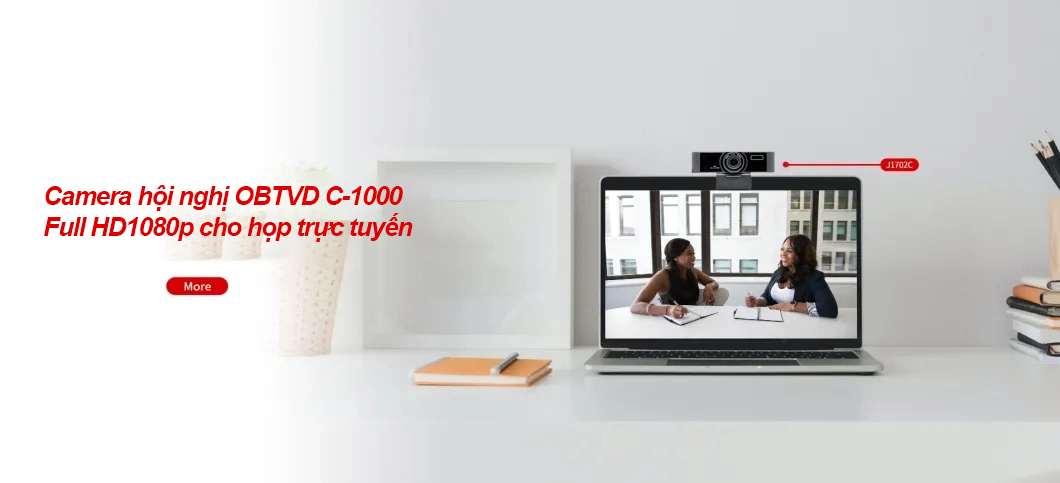 Camera hội nghị OBTVD C-1000 Full HD1080p cho họp trực tuyến 