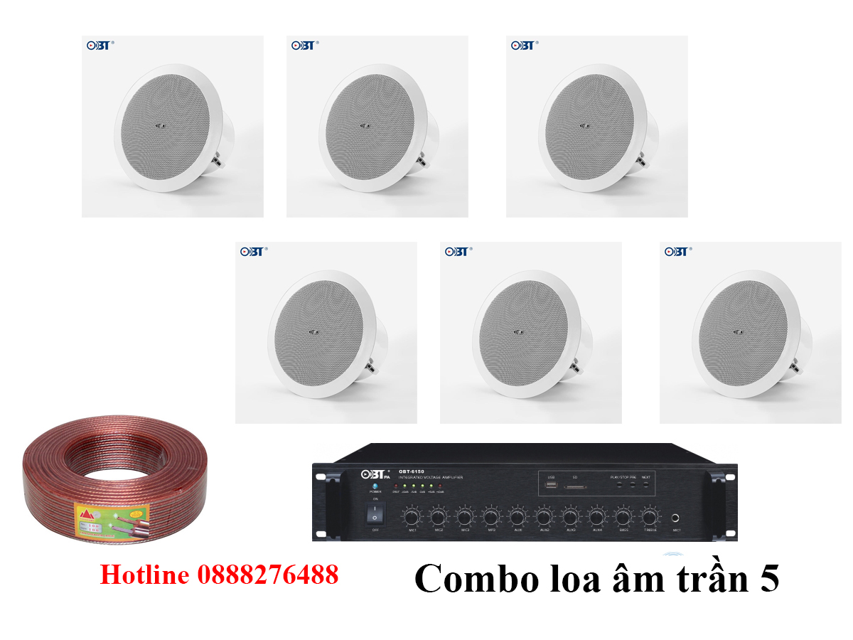 Combo loa âm trần 5