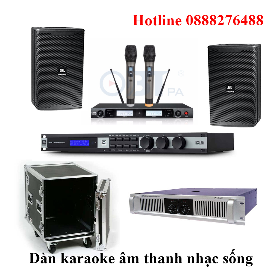 Dàn karaoke âm thanh nhạc sống