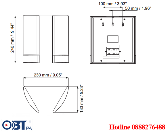 Loa hộp đa hướng Bosch LB1-BW12-L1 