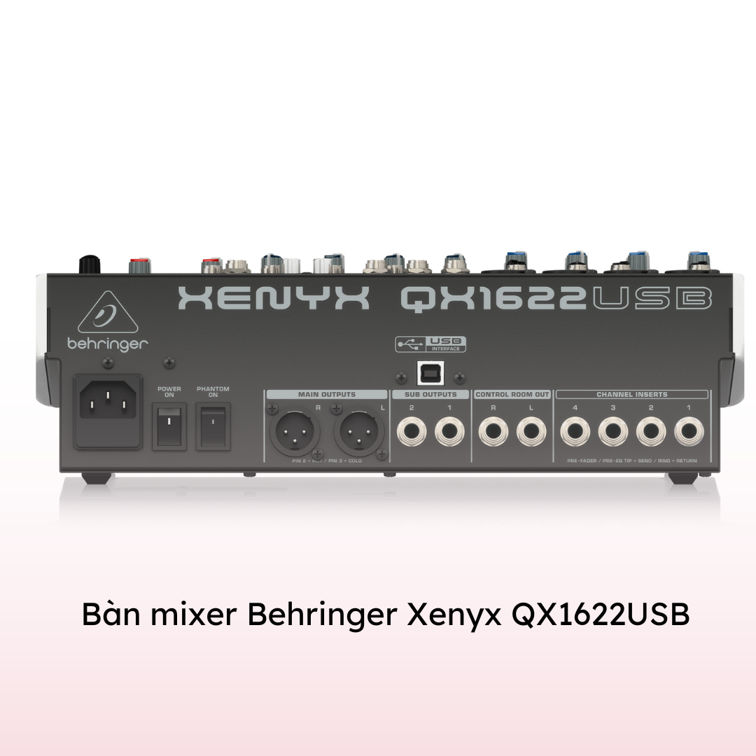 Bàn mixer Behringer Xenyx QX1622USB