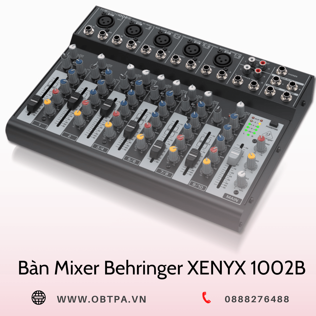 Bàn mixer Behringer Xenyx 1002B Chính Hãng 