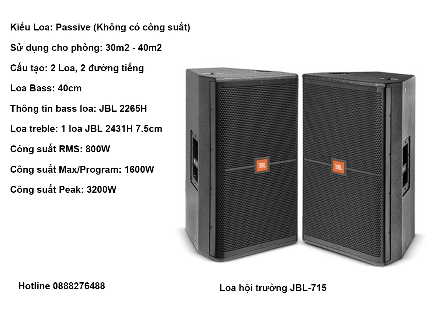 Loa hội trường JBL-715