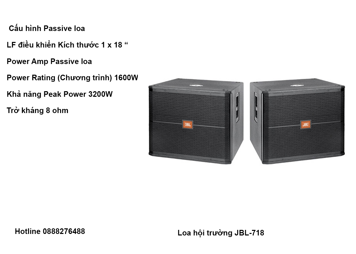 Loa hội trường JBL-718