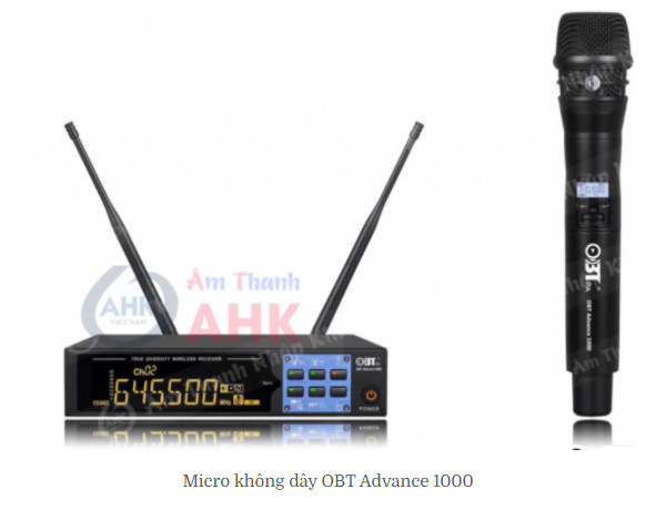 Micro không dây OBT Advance 1000