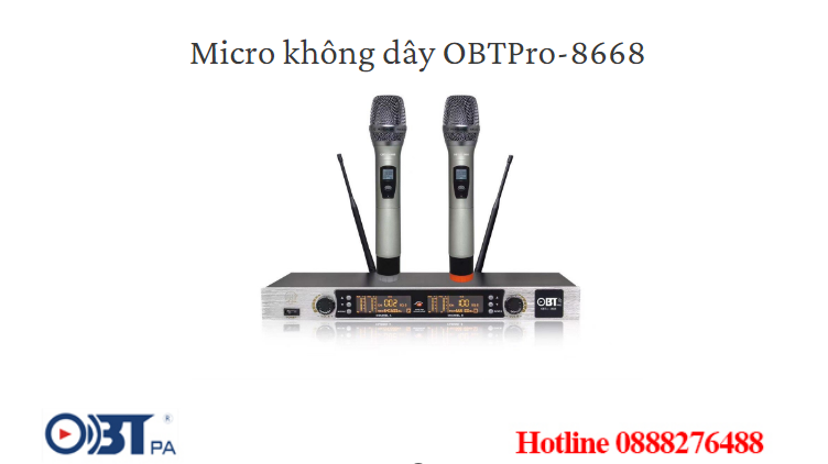 Micro không dây OBTPro-8668