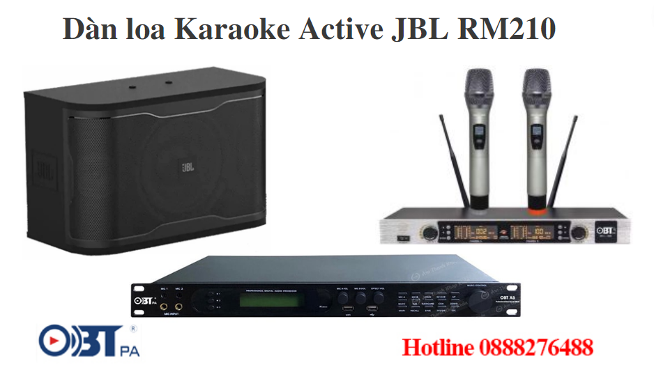 Dàn loa Karaoke Active JBL RM210