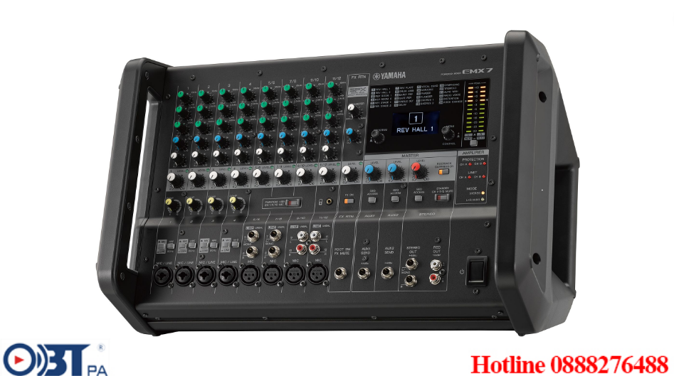 Mixer tích hợp công suất Yamaha EMX7 chất lượng cao