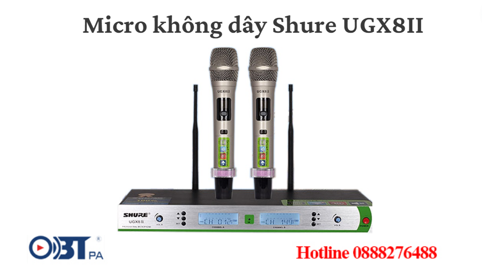 Micro không dây Shure UGX8II