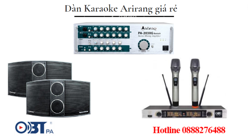 Dàn karaoke Arirang giá rẻ