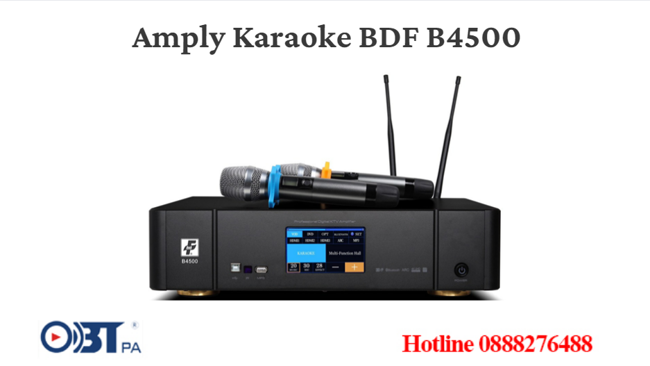 Amply karaoke BDF B4500