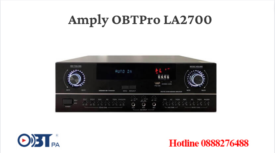  Amply OBTPro LA2700 