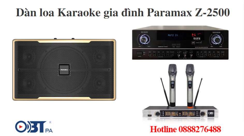 Dàn Karaoke gia đình Paramax Z-2500 