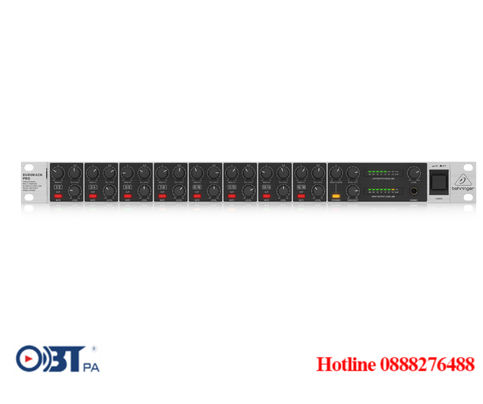 Bàn trộn tín hiệu Behringer RX1602 V2 16 Input