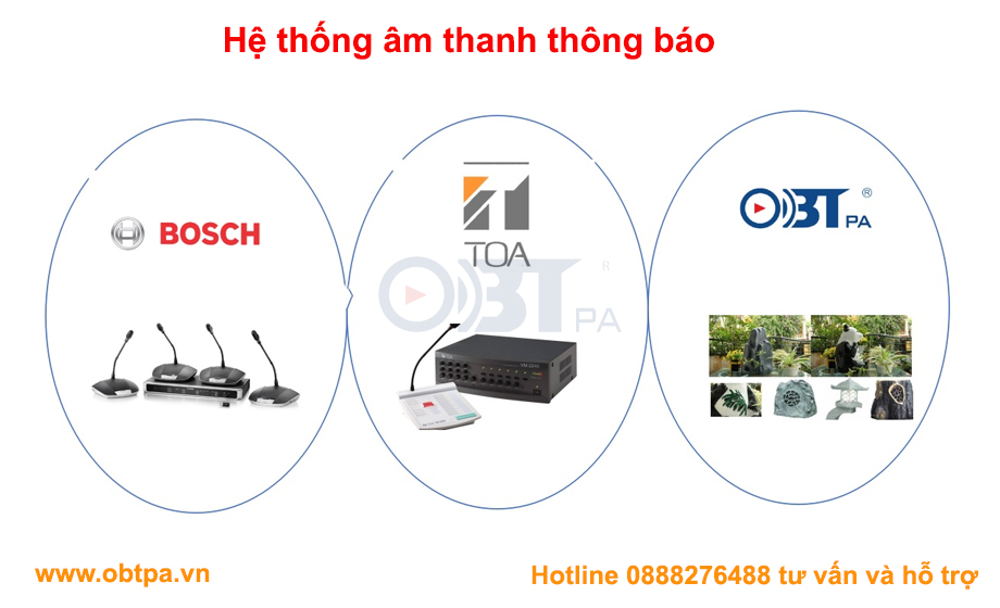 Thương hiệu hệ thống âm thanh thông báo