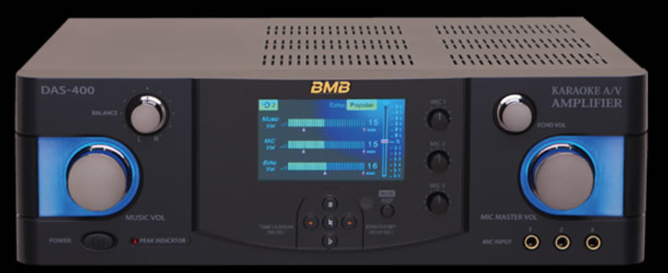 mặt trước amply BMB DAS-400SE