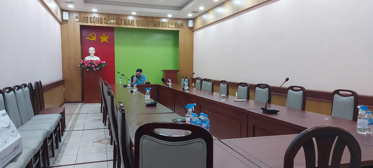 hình ảnh âm thanh phòng họp tại Phân Bón Miền Nam