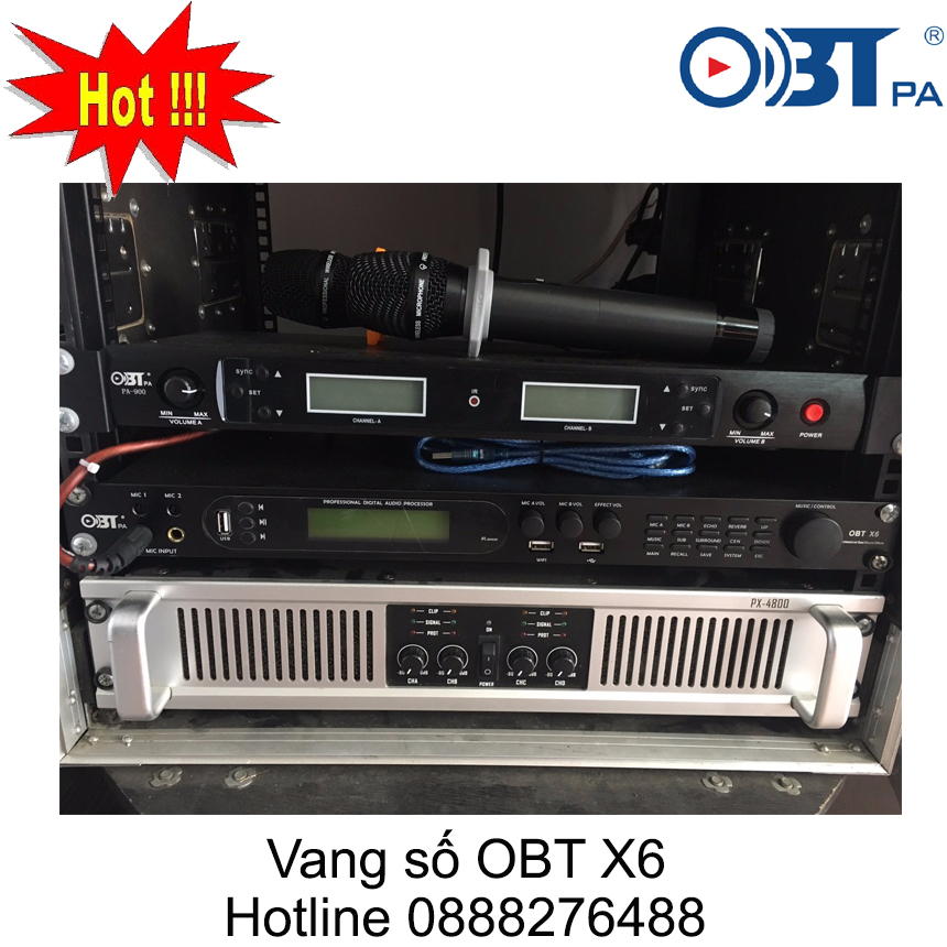 Vang số OBT Pro-X6 Chống Hú Rít Tuyệt Đối