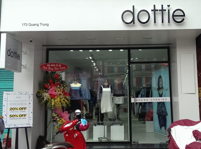 Cửa hàng bán quần áo thời trang dottie