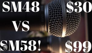 So sánh micro Shure SM48 LC và Shure SM58 LC