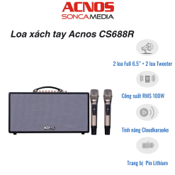 Loa karaoke xách tay Acnos CS688R