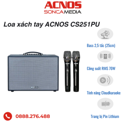 Loa Karaoke Xách Tay ACNOS CS251PU