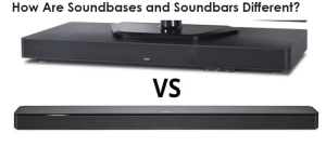 So sánh loa Soundbar so với Soundbase